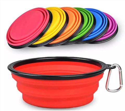 寵物外出便攜式折疊狗狗碗 寵物外出便攜式折疊狗狗碗